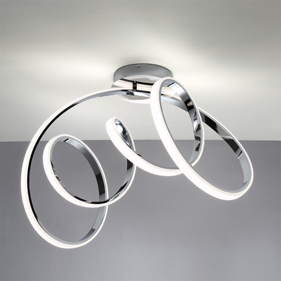 Vornado 31" LED Flush Mount 3000K, Chrome