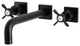 KS6020BEX Wall Mount Tub Faucet, Matte Black