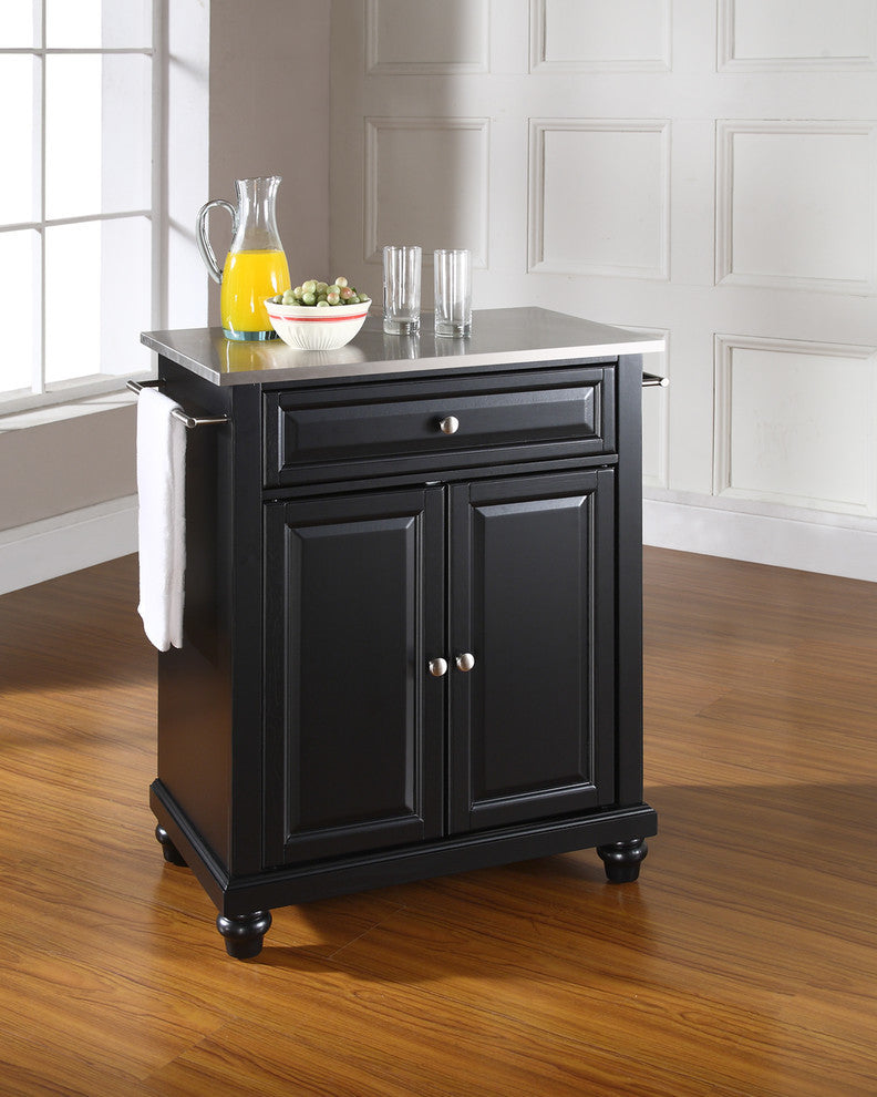 Cambridge Stainless Steel Top Portable Kitchen Island