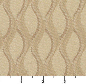 Beige Wavy Striped Durable Upholstery Fabric By The Yard