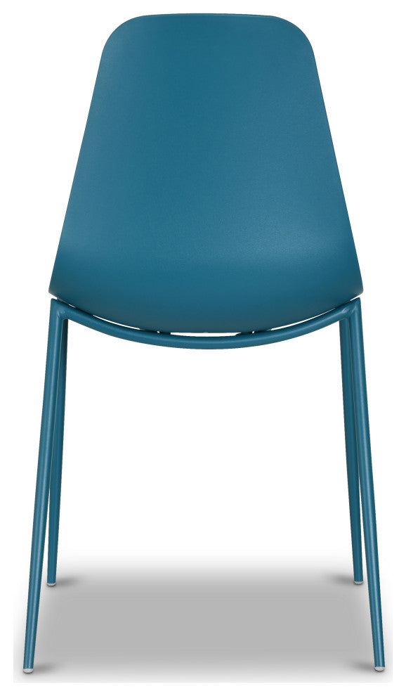 Poly and Bark Isla Chair, Ocean Teal, Set of 4