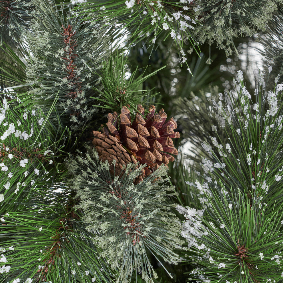 Jody 7' Pine and Mixed Spruce Artificial Christmas Tree, Unlit