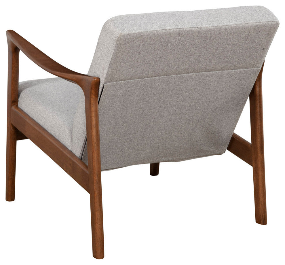 Zephyr Lounge Chair, Light Grey