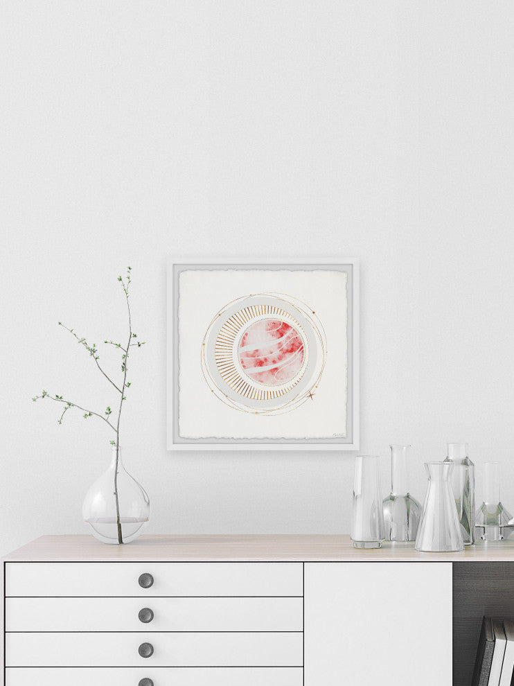"Marked Border" Framed Painting Print, 32x32