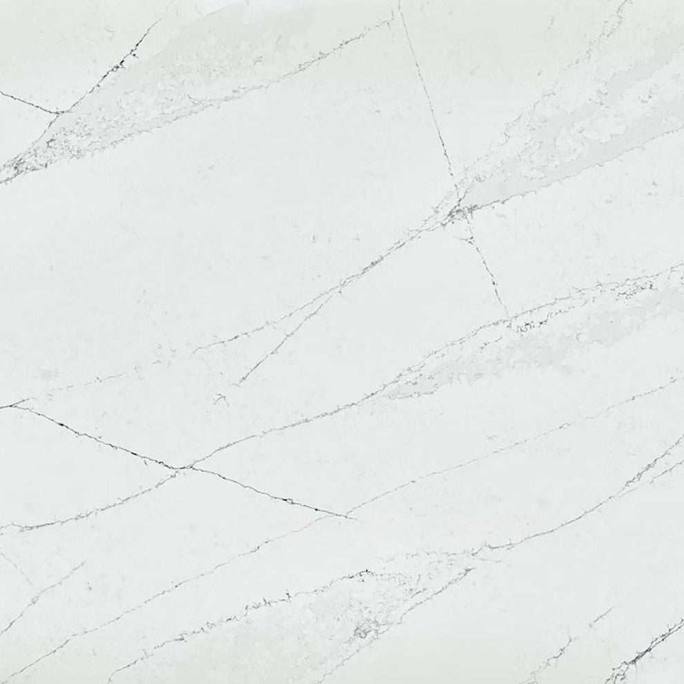 Bristol 36" Single Vanity Bright White, Ethereal Noctis Quartz