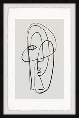 "Lost Face" Framed Painting Print, 8x12