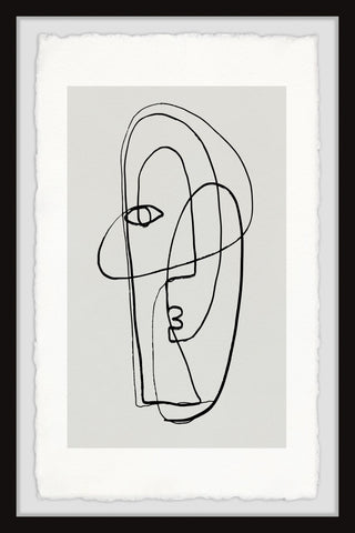 "Lost Face" Framed Painting Print, 8x12