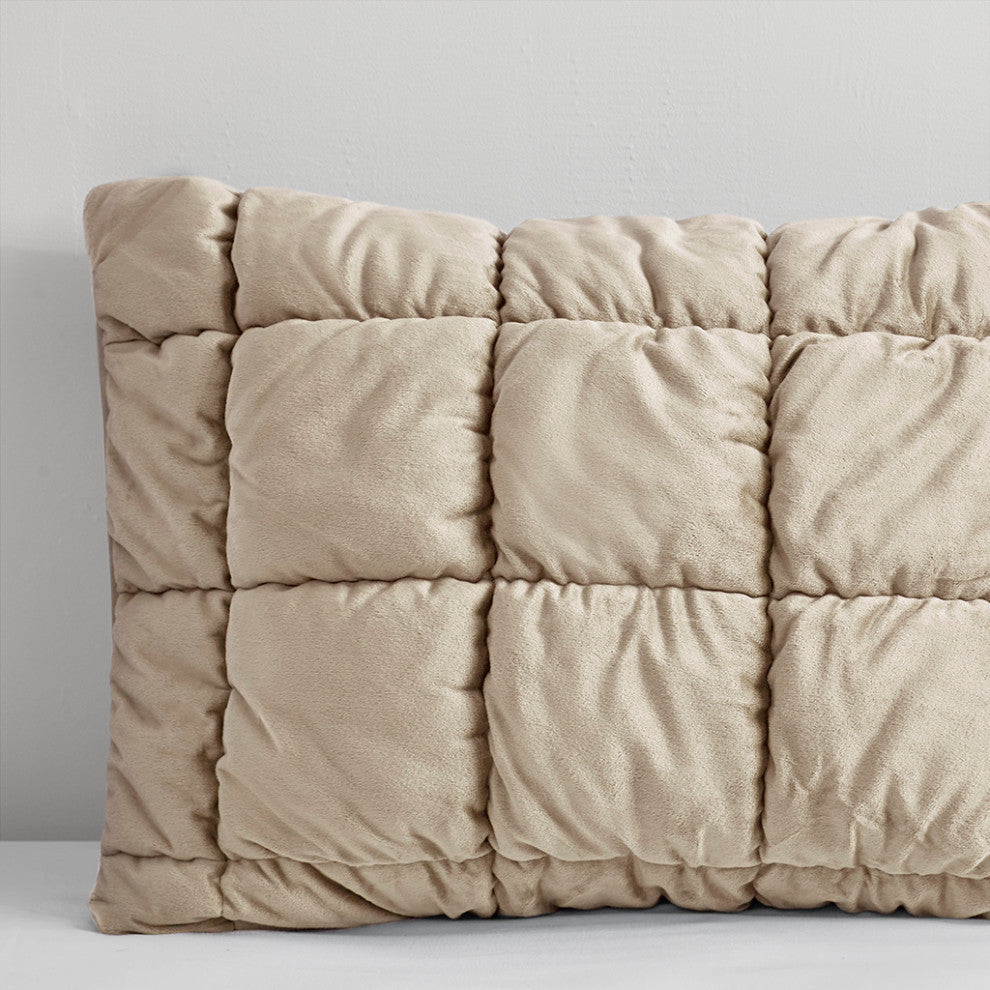 Intelligent Design Velvet Dream Puff 3 Piece Comforter Set