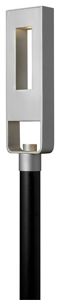 Hinkley Atlantis Outdoor Large Post Top Or Pier Mount Lantern, Titanium