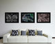 Oceania Vintage Vivid Color Map Canvas, 28"x37"