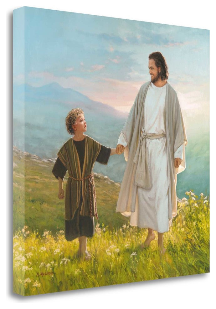 "Walk Beside Me" By Mark Missman, Giclee Print on Gallery Wrap Canvas