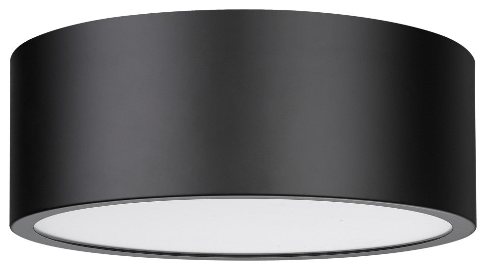 Zlite 2302F3-MB 3-Light Flush Mount, Matte Black