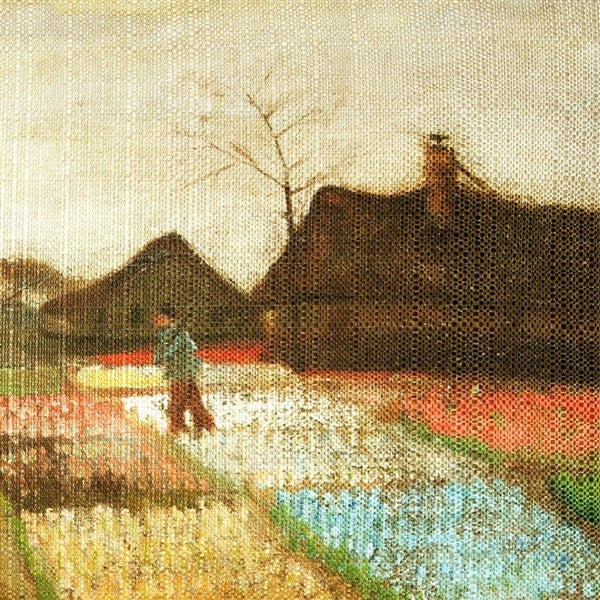 Pillow Decor - Van Gogh Flower Beds in Holland Throw Pillow