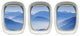Airplane Window Wall Art Aviation Decor Porthole Decal Mountains