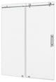 56"“60"Wx76" Frameless Sliding Shower Door With Clear Glass