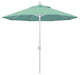 9' Aluminum Umbrella Push Tilt, Sunbrella, Spectrum Mist