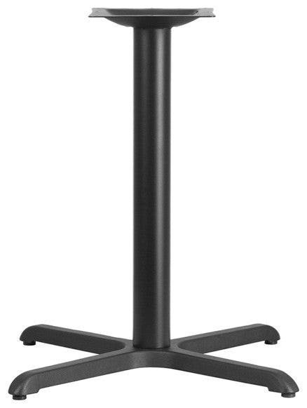 30'' x 30'' Restaurant Table X-Base with 3'' Dia. Table Height Column