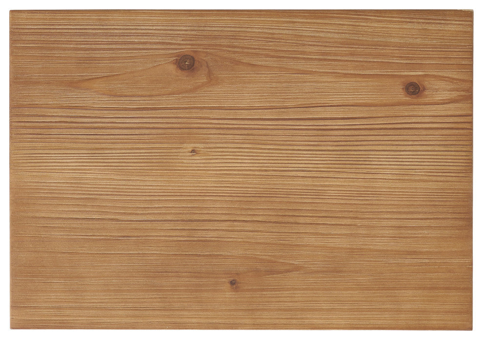 GDF Studio Ramona Fir wood Antique Accent Table, Large