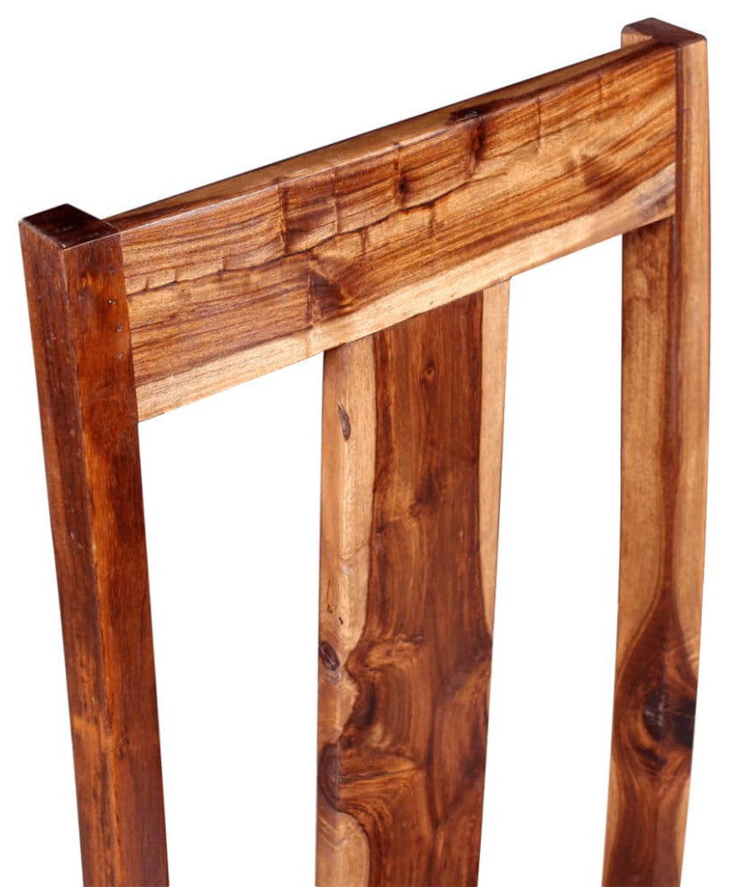vidaXL Dining Chairs 6 pcs Solid Sheesham Wood