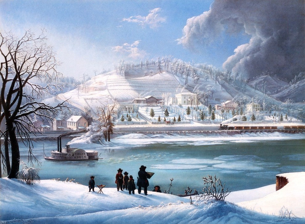 Martin Andreas Reisner The 'Forest Queen' in Winter Wall Decal