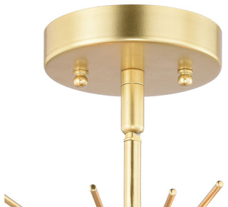 Vaxcel Lighting C0227 Nikko 4 Light 16"W Semi-Flush Ceiling - Gold