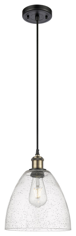 Innovations 516-1P-BAB-GBD-94-LED 1-Light Mini Pendant, Black Antique Brass