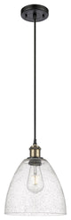 Innovations 516-1P-BAB-GBD-94-LED 1-Light Mini Pendant, Black Antique Brass
