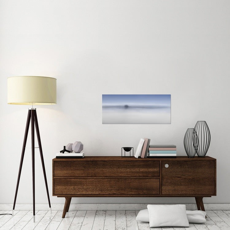 "The Twilight River" Stretched Canvas Giclee by Shenshen Dou, 36x15"
