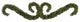 9' Pre-Lit Teton Double "S" Festoon Artificial Christmas Swag, Clear LED Lights