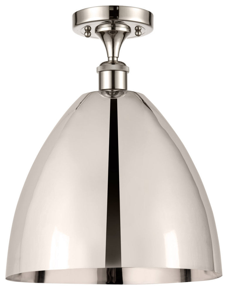Innovations Lighting 516-1C-PN-MBD-12-PN-LED 1 Light 12" Semi-Flush Mount
