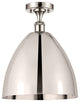Innovations Lighting 516-1C-PN-MBD-12-PN-LED 1 Light 12" Semi-Flush Mount