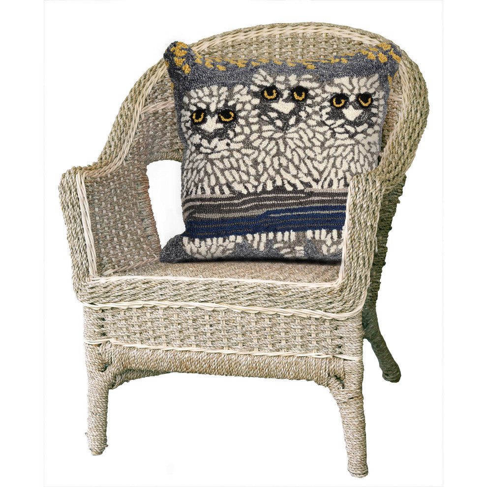 Frontporch Owls Night "Machine Washable" Indoor/Outdoor Pillow