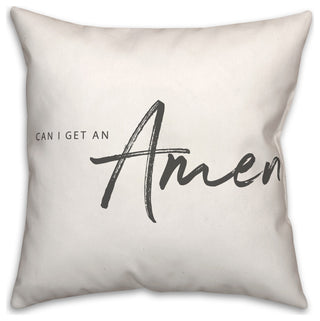 Can I Get an Amen 18x18 Spun Poly Pillow