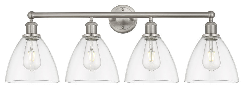 Innovations 616-4W-SN-GBD-752 4 Light Bath Vanity Light, Brushed Satin Nickel