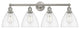 Innovations 616-4W-SN-GBD-752 4 Light Bath Vanity Light, Brushed Satin Nickel
