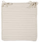 Colonial Mills Chair Pad Simply Home Solid White Chair Pad
