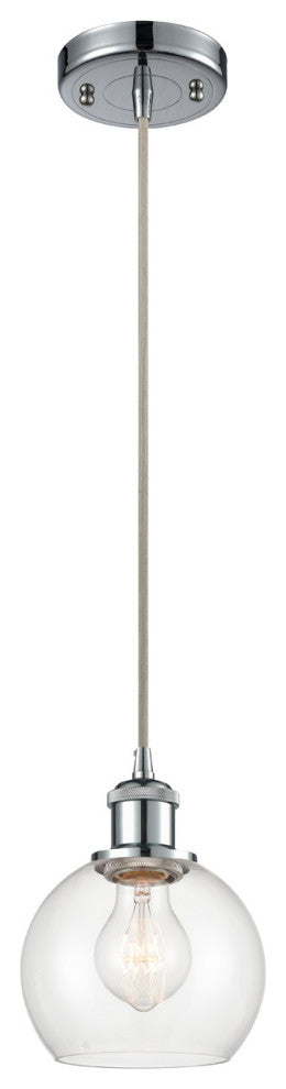 Innovations 516-1P-PC-G122-6-LED 1-Light Mini Pendant, Polished Chrome
