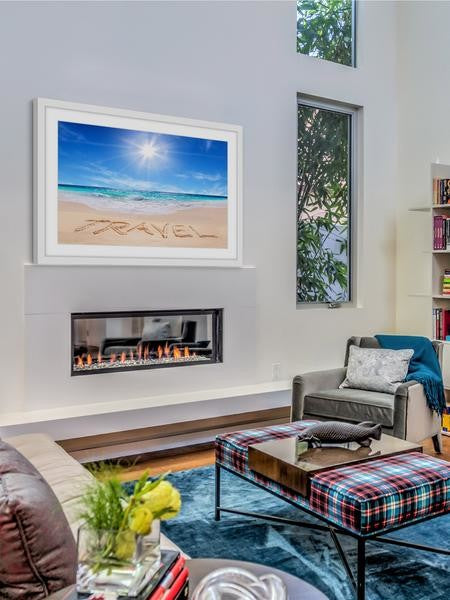 "Travel in the Sand" Framed Painting Print, 45"x30"