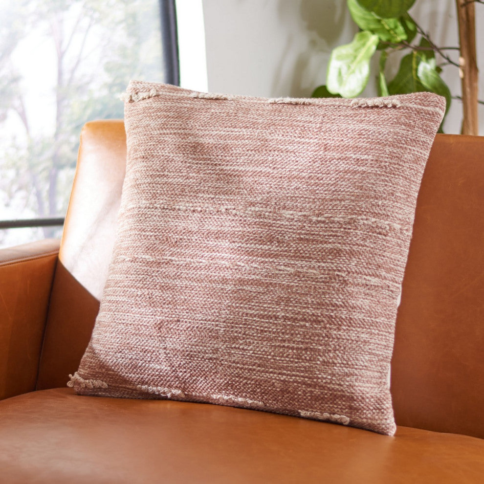 Safavieh Nikola Pillow Peach 18" X 18"