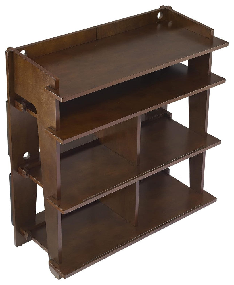 Soho Record Storage Console In Mahogany