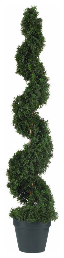 4' Cedar Spiral Silk Tree, In Door and Out Door