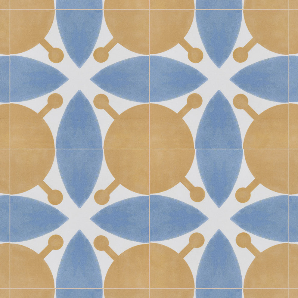 Revival Ceramic Floor and Wall Tile, Leaf