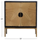 Bronze Wood Contemporary Cabinet