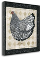 "Rooster And Hen II" By Cindy Shamp, Giclee Print on Gallery Wrap Canvas