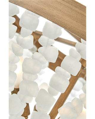 Fredrick Ramond Dune Medium Semi-Flush Mount, Burnished Gold