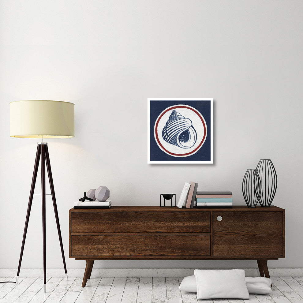 "Summer Shells III Nautical" Digital Paper Print by Kathrine Lovell, 26"x26"