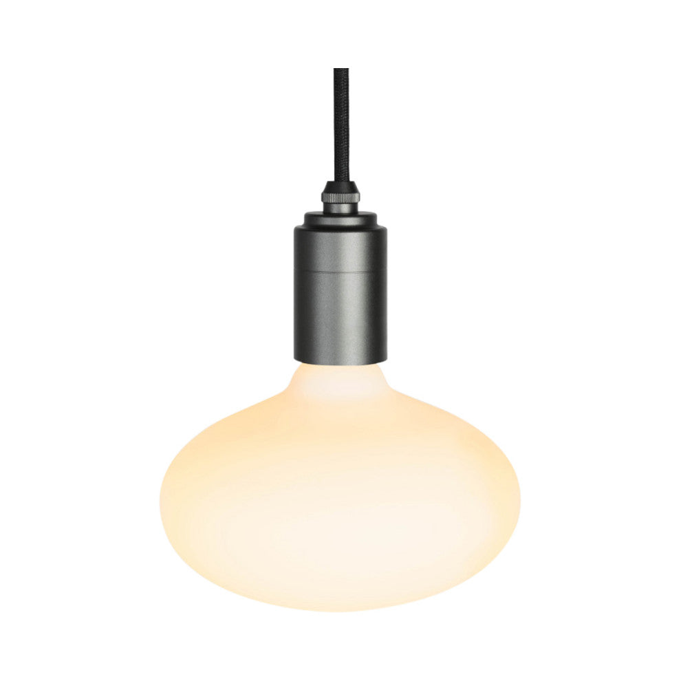 Oval bulb and Graphite pendant US