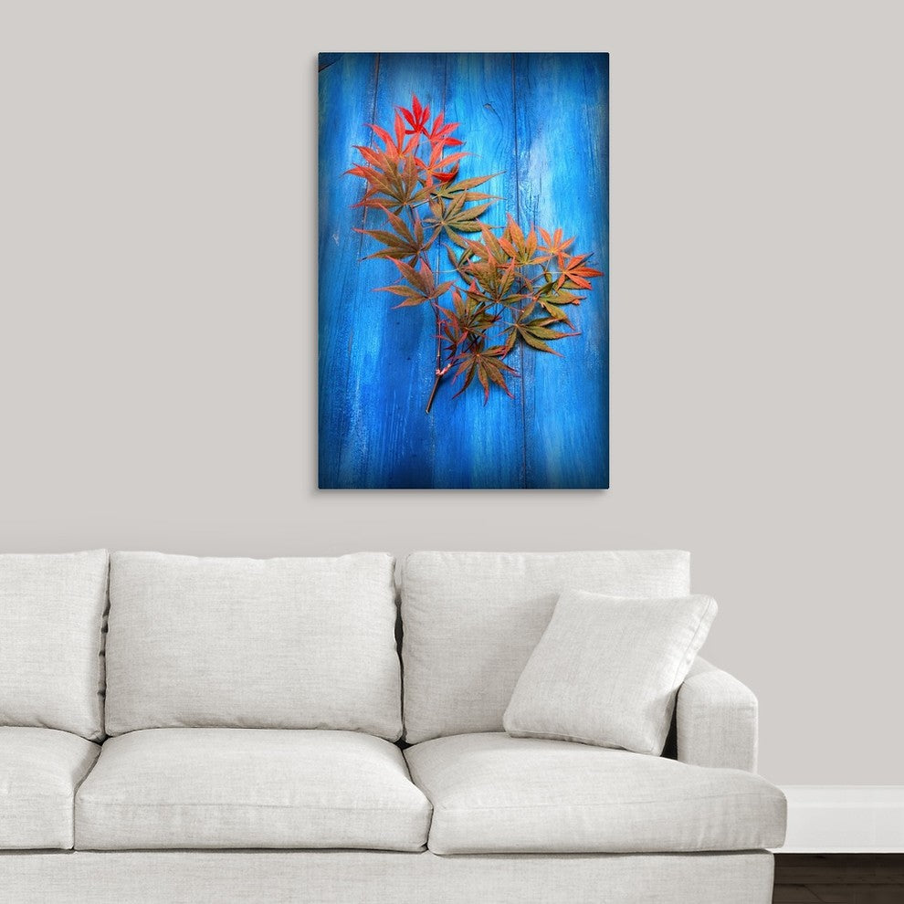"On the Old Blue Wood" Wrapped Canvas Art Print, 24"x36"x1.5"