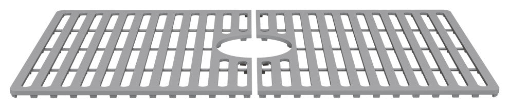 VIGO Silicone Protective Bottom Grid for Kitchen Sink, Gray, 27"lx15"w, Single Basin
