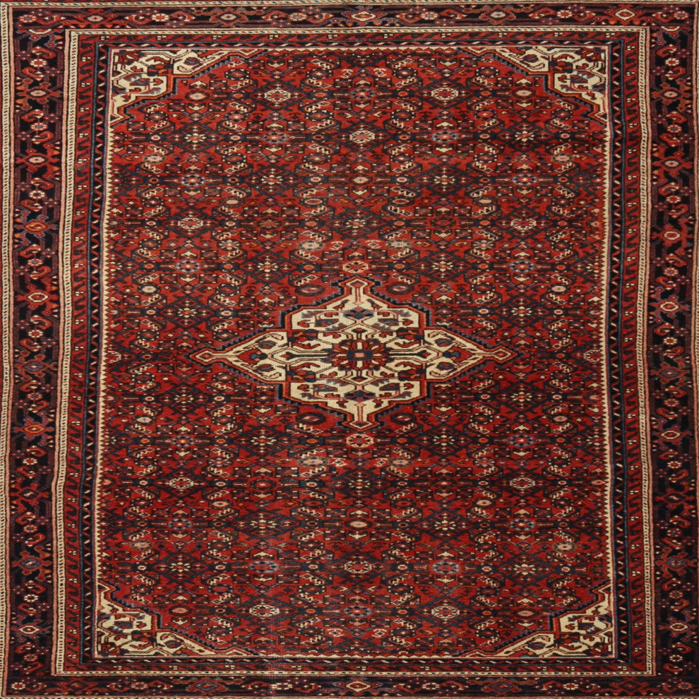 Ahgly Company Indoor Square Traditional Area Rugs, 6' Square